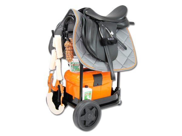 Stall-Carry Basket (3 r&auml;der) schwarz, Sattelwagen