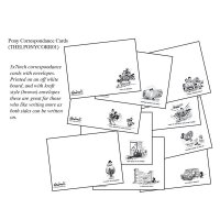 Correspondence Cards Thelwell 10 St&uuml;ck/Set  Pony Briefpapier