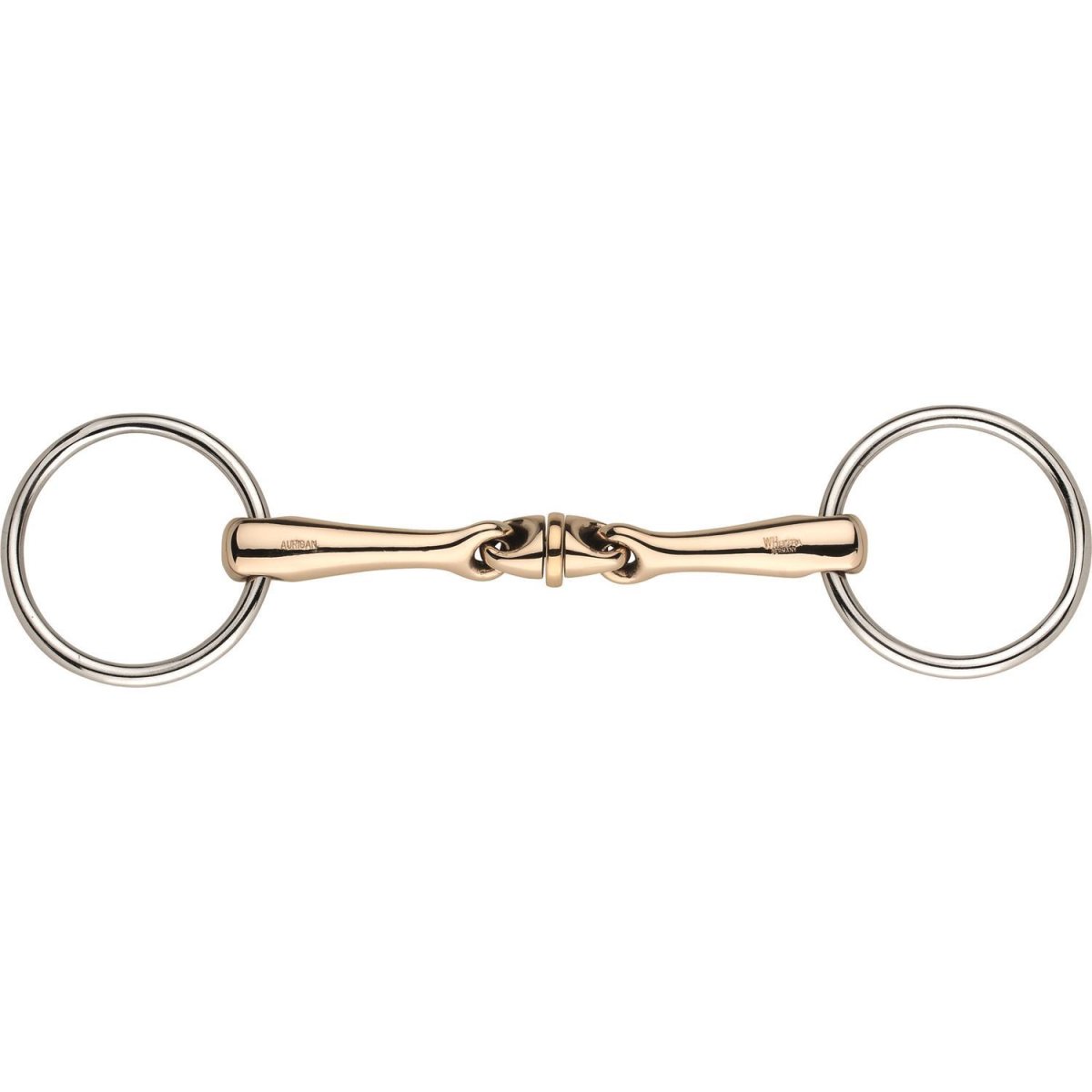 Sprenger WH Ultra Unterlegtrense Aurigan doppelt gebrochen 14mm 12cm Sprenger WH Ultra Unterlegtrense Aurigan doppelt gebrochen 14mm 12cm