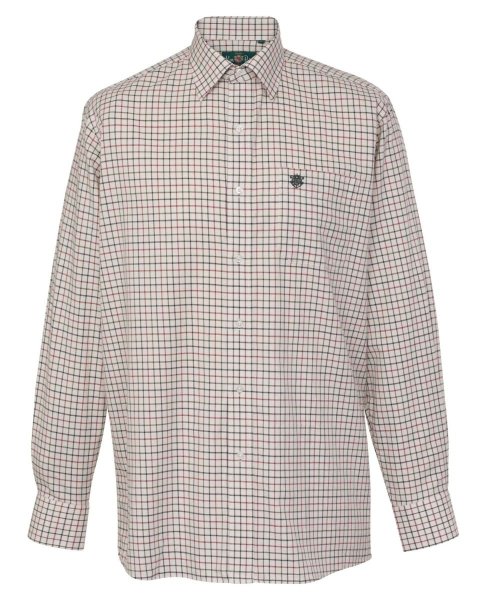 Alan Paine Ilkley Mens Shirt check country Red