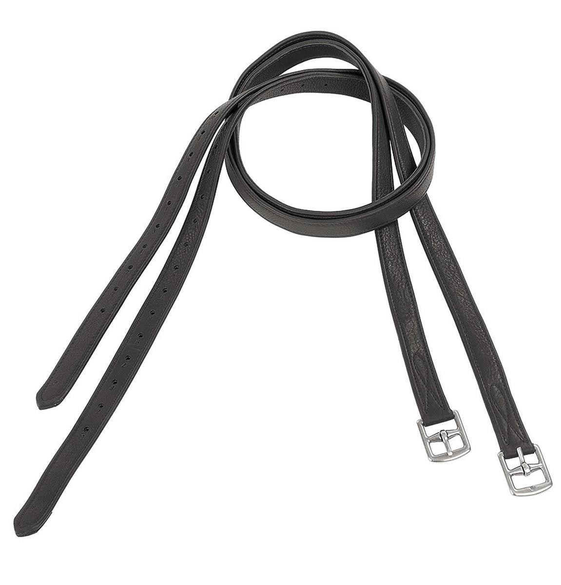 USG Steigbügelriemen Soft aus weichem Leder schwarz 120 cm