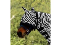 Waldhausen Fliegenmaske Zebra schwarz/weiß