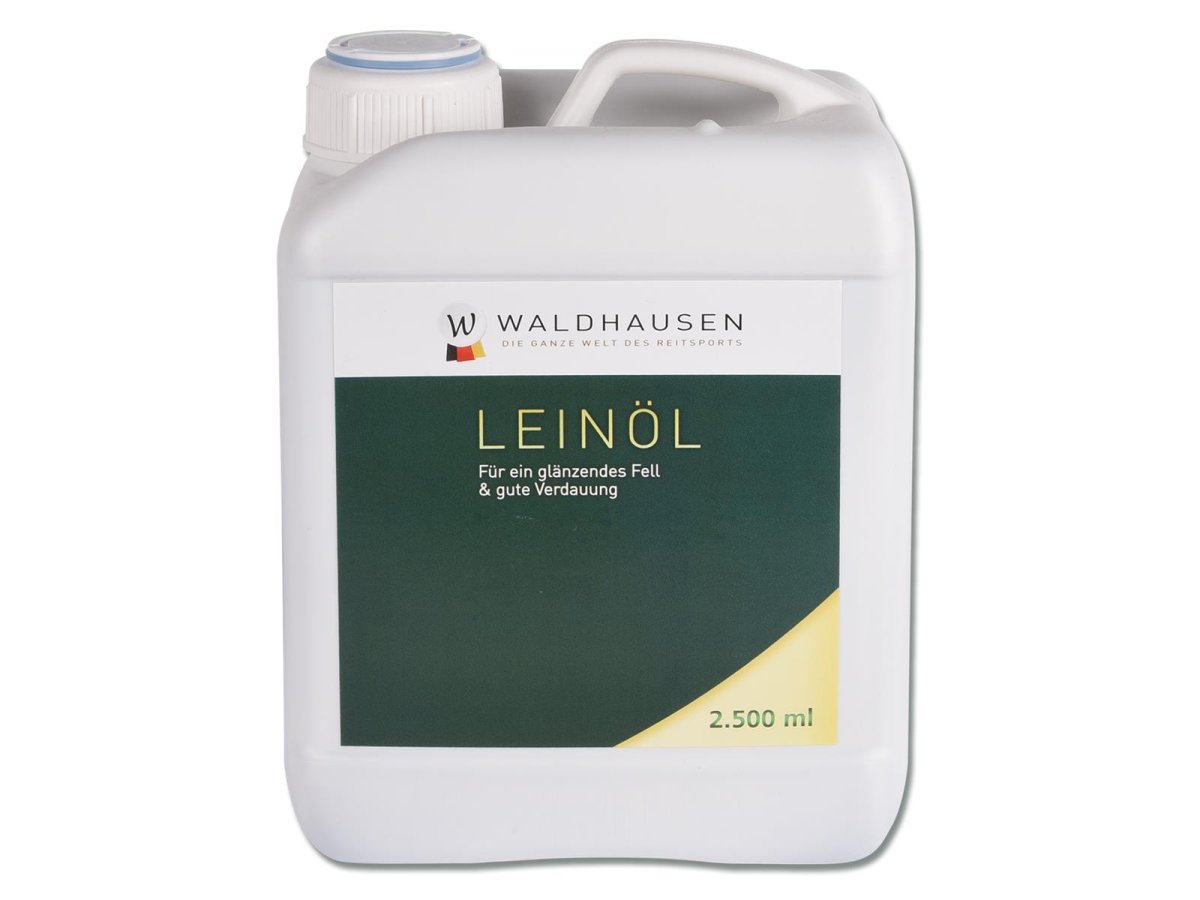 Waldhausen Lein-Öl – Glänzendes Fell und gute Verdauung, 2,5 l