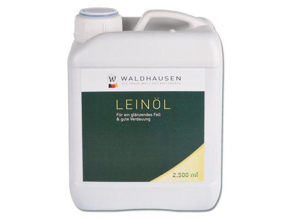 Waldhausen Lein-&Ouml;l - Gl&auml;nzendes Fell und gute Verdauung, 2,5 l