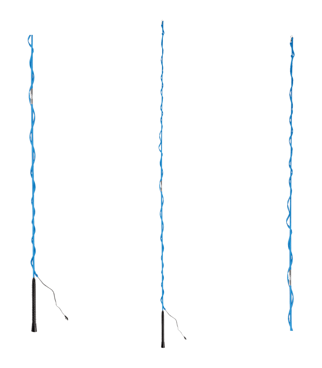 Waldhausen Longierpeitsche, zerlegbar azurblau 180 cm