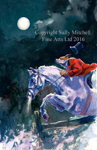 Mitchell Christmas Card &quot; Racing The Moon &quot;