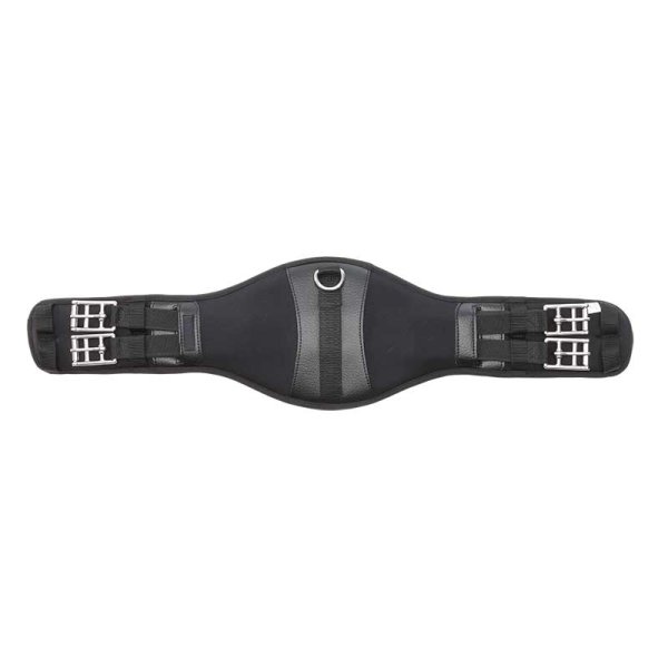 Kavalkade Sattel-Kurzgurt Memory Comfort mit Elast schwarz