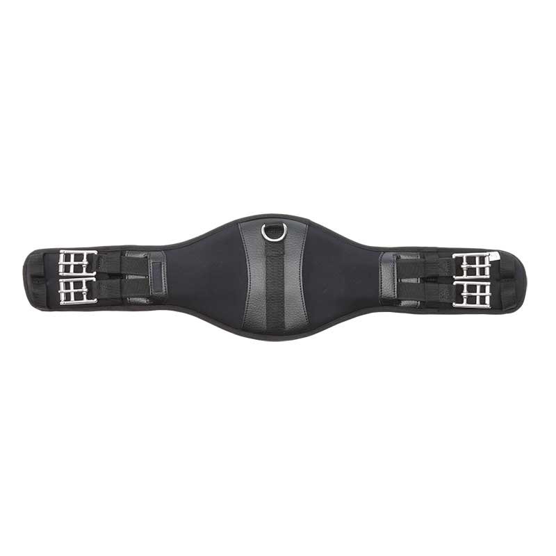 Kavalkade Sattel-Kurzgurt Memory Comfort mit Elast schwarz schwarz 85cm