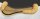 Mattes Sattelkissen Rand vorne und hinten, Lammfell im Kissenbereich, mit Correction System-Zweifachtasche, Spinfree, schwarz/hellgelb