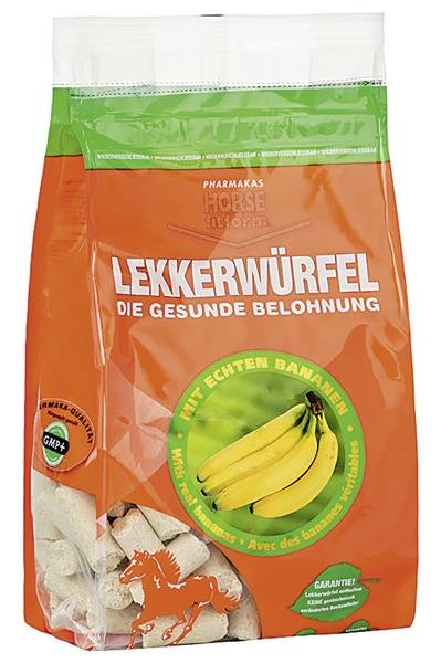 Horse Fitform&reg; LEKKERW&Uuml;RFEL mit echten Bananen neutral 1
