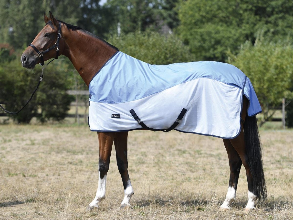 Busse Paddockdecke RAINFLY sky(navy) 145