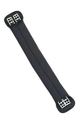 Euroriding Neopren-Sattelgurt, Kurzgurt Mit Einseitig schwarz 50 cm / 20