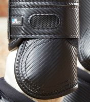 Premier Equine Gel&auml;ndegamaschen Carbon Tech Aircooled Eventing Boots Front schwarz