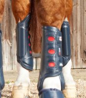 Premier Equine Gel&auml;ndegamaschen Carbon Tech Aircooled Eventing Boots Hind navy