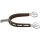 Sprenger ULTRA fit braun GRIP Sporen - Edelstahl rostfrei  30 mm kugelf&ouml;rmig