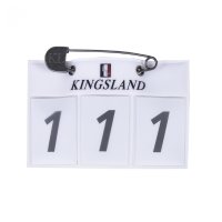 Kingsland Startnummern weiß
