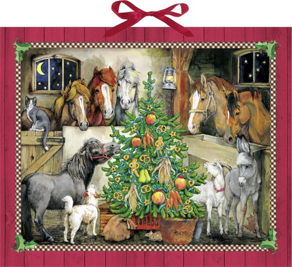Adventskalender: Pferde-Weihnacht