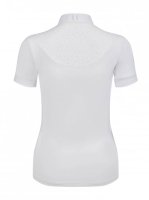 LeMieux Damen Turniershirt Amelie Diamante Show Shirt White