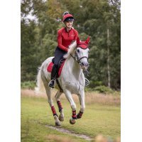 LeMieux Gamasche Grafter Brushing Boots Chilli Red
