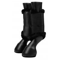 LeMieux Gamaschen Fleece lined Brushing Boots Black/Black