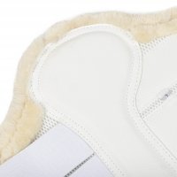 LeMieux Gamaschen Fleece lined Brushing Boots White/Natural