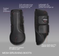 LeMieux Gamaschen Mesh Brushing Boots wei&szlig;