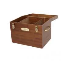 Grooming Deluxe Tack Box brown 30 x 40 x 28 cm
