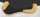 Mattes Sattelkissen Rand vorne und hinten, Lammfell im Kissenbereich, mit Correction System-Zweifachtasche, Spinfree, schwarz/schwarz