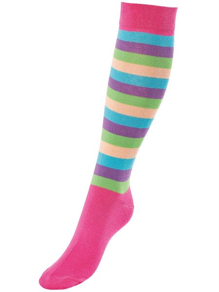 Busse Socken STRIPES pink/apple/t&uuml;rkis/blau