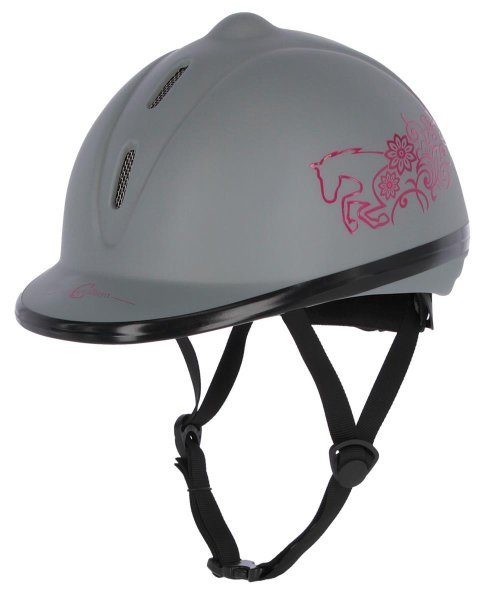 Kerbl riding helmet Beauty VG1 grey