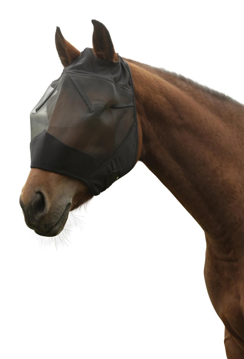 Kerbl Fliegenschutzmaske mit Ohrenaussparung ohne Nasenrückenschutz Full