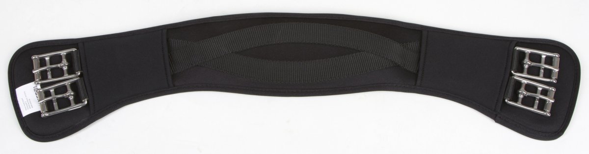 Kerbl Kurzgurt Synthesekautschuk anatomisch geformt schwarz 75 cm