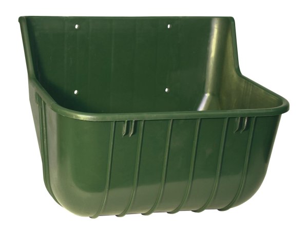 Kerbl cattle and horse trough rectangle without edge plastic 15l