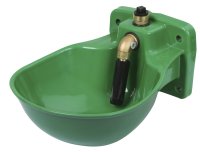 Kerbl drinking bowl K75 with pipe valve 1/2" connection