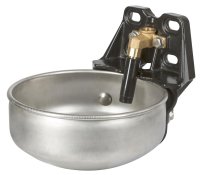 Kerbl stainless steel basin E21 with pipe valve 3/4&quot; connection