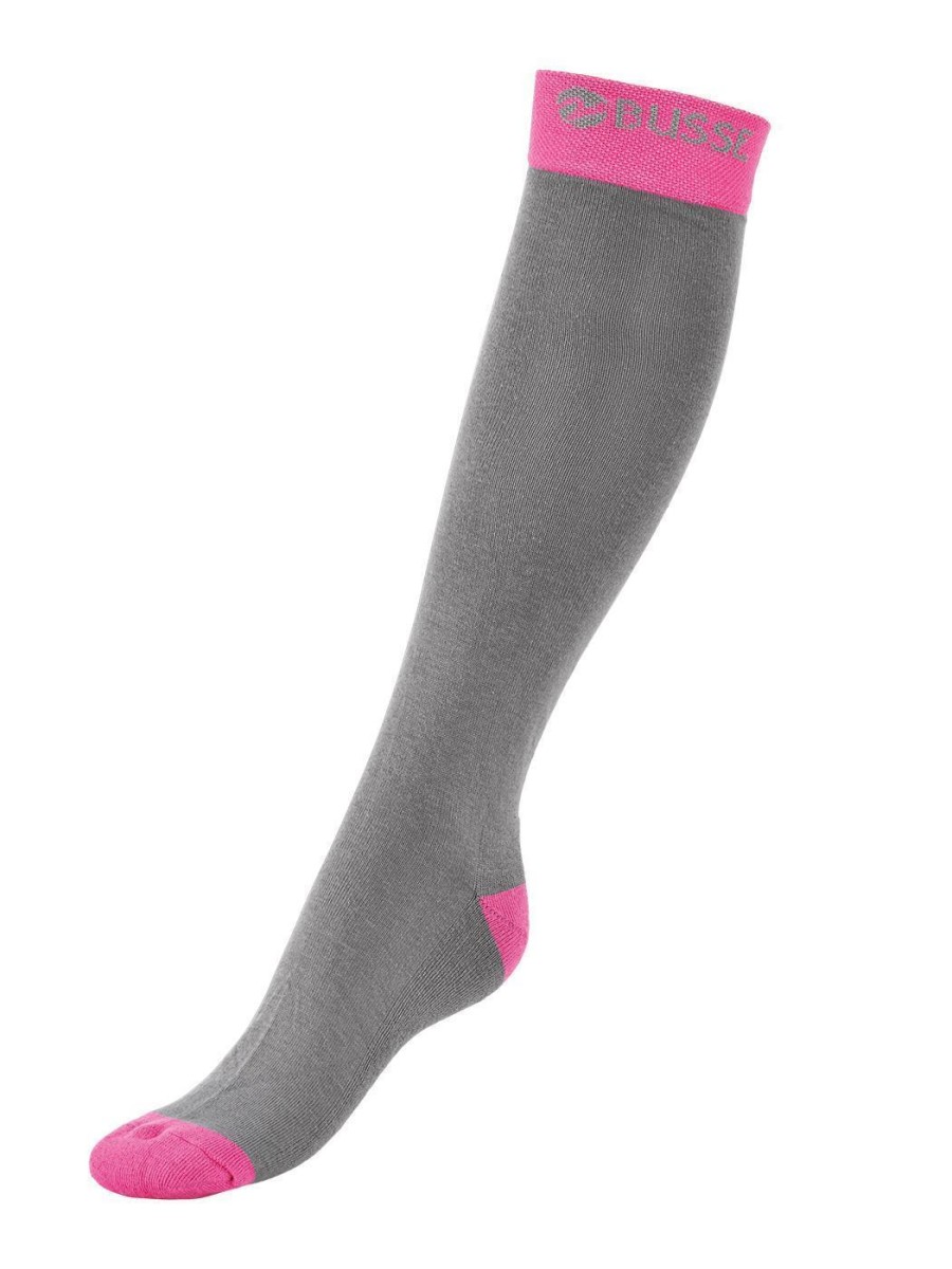 Busse Socken TRENDY grey/fresh pink 35-38
