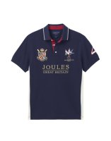 Joules Herren Polo Shirt Millford Embellished french navy