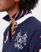 Joules Damen Polo Shirt Beaufort Admiral Embroidered french navy
