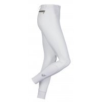 LeMieux Reithose Dynamique knee grip white