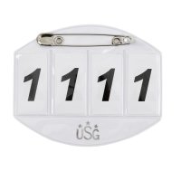 USG Horse starting number with safety pin 4-digit...