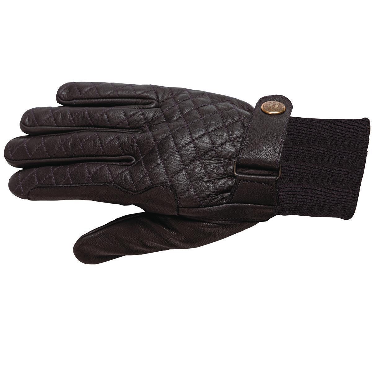 USG Kitzbühel Winterhandschuhe Leder mit Mikrofleece Futter wasserdicht schwarz 7/S