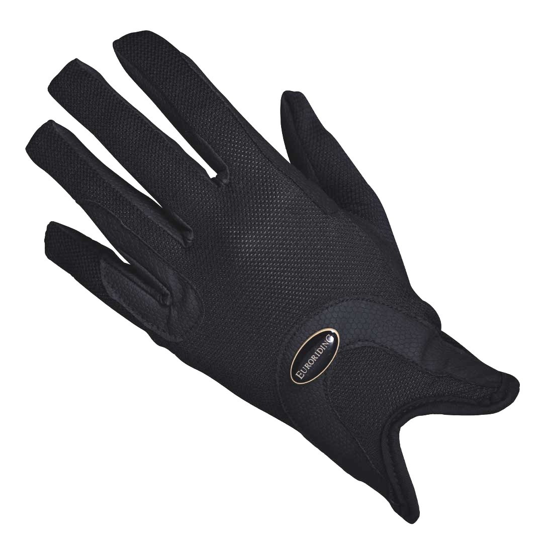 Euroriding Handschuhe Visby schwarz Adult S
