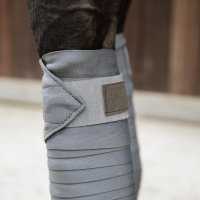 Kentucky Horsewear Arbeitsgamaschen Repellent working Bandages set of 2 grau
