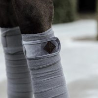 Kentucky Horsewear Bandage Polar Fleece basic velvet grau
