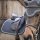 Kentucky Horsewear Fliegenhaube Wellington stone &amp; pearl soundless dunkel grau