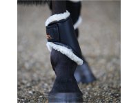 Kentucky Horsewear Gamaschen Turnout boots leather schwarz
