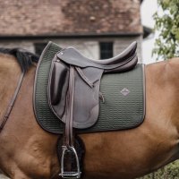 Kentucky Horsewear Sattelpad color edition leather olive...