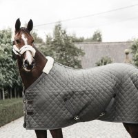 Kentucky Horsewear Stalldecke 400g gr&uuml;n/grau