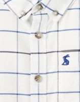 Joules Jungen Shirt Welford Mini Me Check 1-12 Years White Check