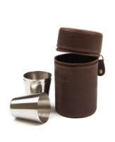 Barbour Flasche Hip Flask & Cups Classic